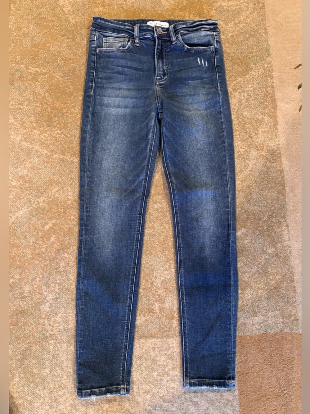 Flying Monkey Size 27 Skinny Jeans Distressed Stretch Denim